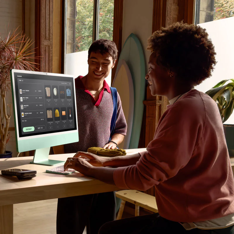 24-inch iMac with Retina 4.5K display: Apple M4 chip with 10‑core CPU and 10‑core GPU, 16GB, 512GB SSD - Pink [MWV53ZP/A] - Image 8