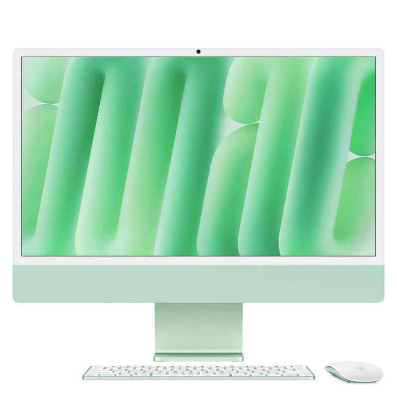 24-inch iMac with Retina 4.5K display: Apple M4 chip with 8‑core CPU and 8‑core GPU, 16GB, 256GB SSD - Green [MWUE3ZP/A]