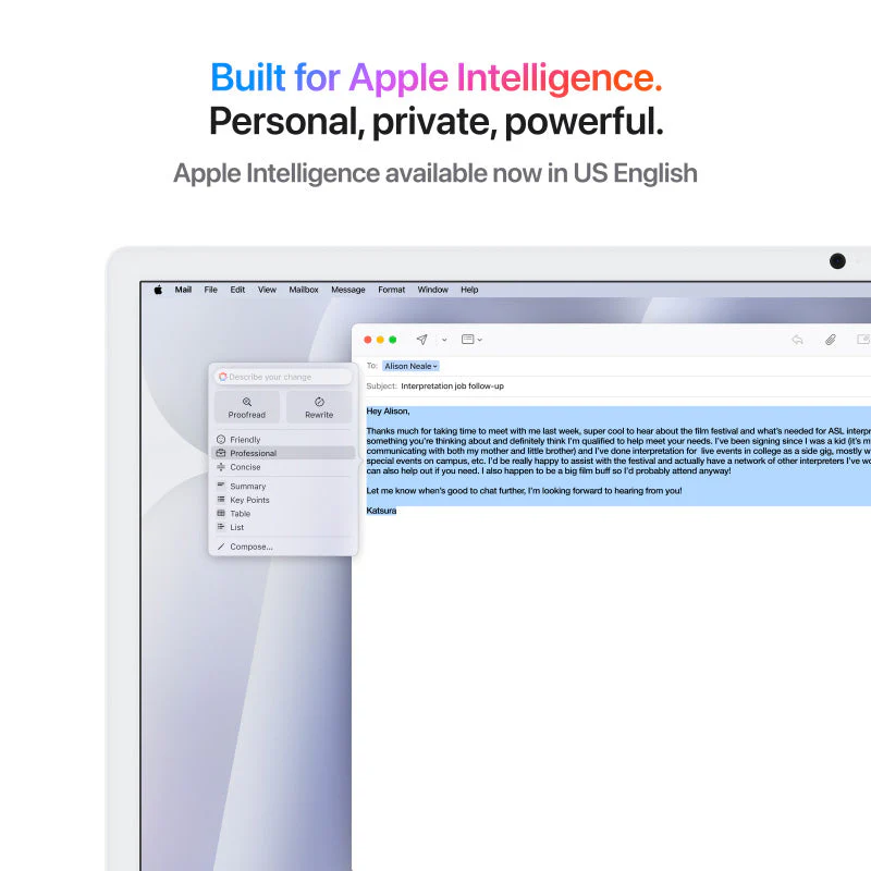 24-inch iMac with Retina 4.5K display, Nano-texture glass: Apple M4 chip with 10‑core CPU and 10‑core GPU, 256GB SSD, 16GB - Silver [MD3H4ZP/A] - Image 5