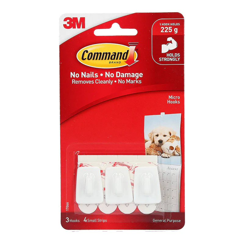 3M Command 17066 Micro Hook 10Pk/Bx