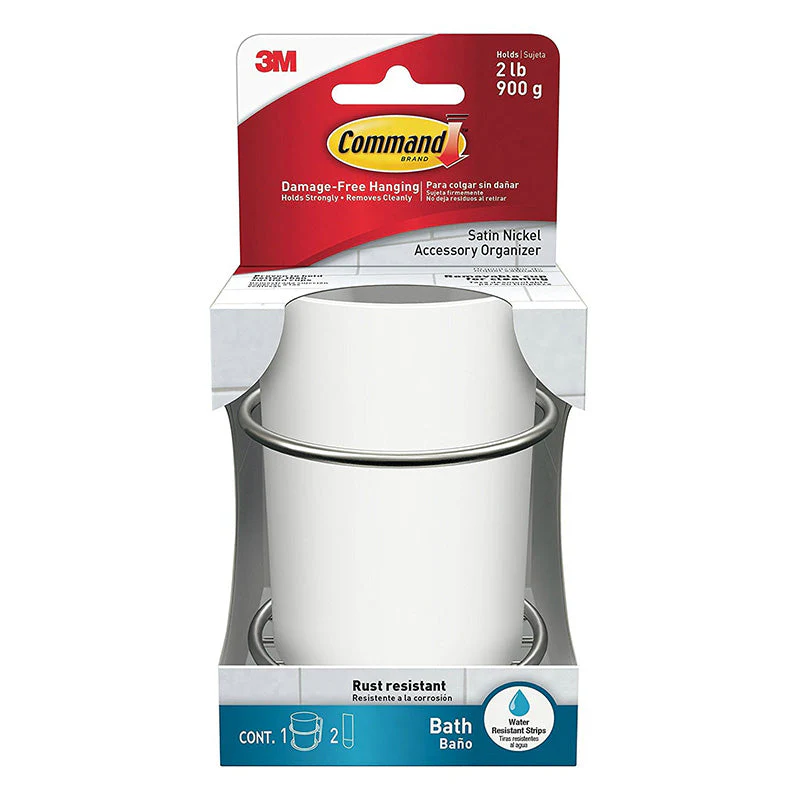 3M Command Bath38-SN-ES Accessory Organizer