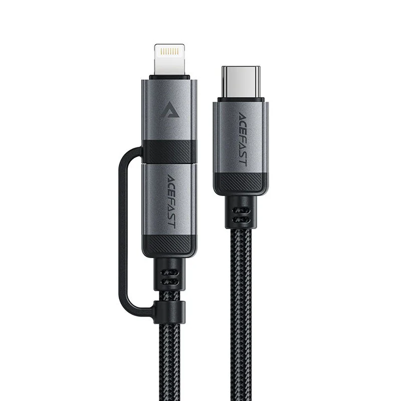 Acefast C20-01 USB-C to Lightning / USB-C Charging Data Cable 1.2M - Image 6