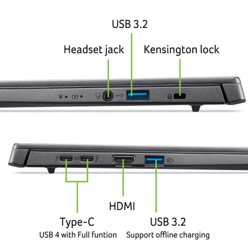 Acer Aspire 14 AI A14-52M-72TH UT7-256V 16GB 512GB Grey - Image 8