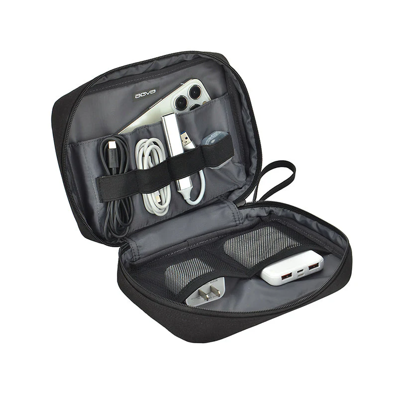 Agva GAD008 Tech Cable Kit Bag (Black) - Image 5