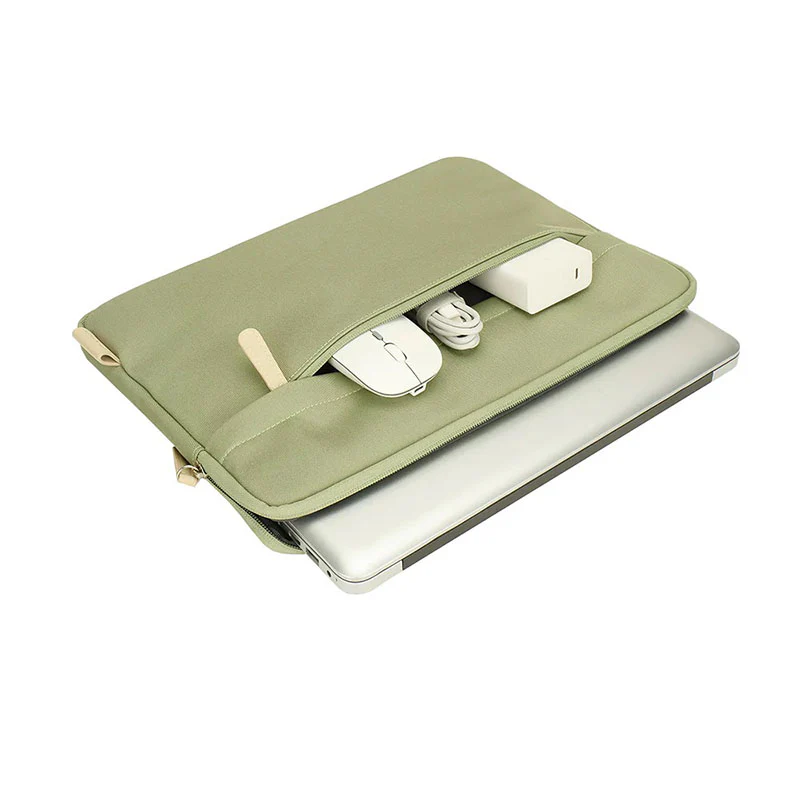 Agva SLV401 13.1-14.1" Muse Laptop Sleeve (Sage) - Image 4