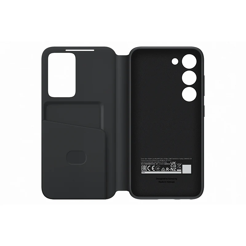 amsung EF-ZS911CBEGWW Galaxy S23 Smart View Wallet Case (Black) - Image 3