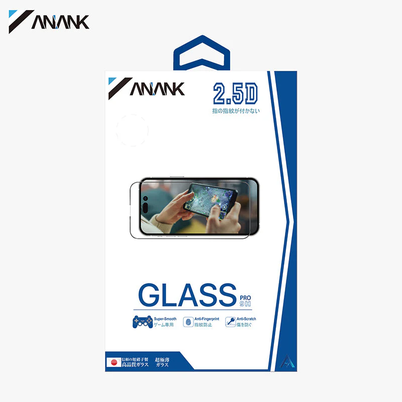 ANANK iPhone15 ProMax 6.7 2.5D Game Edition Anti-Fingerprint TGP
