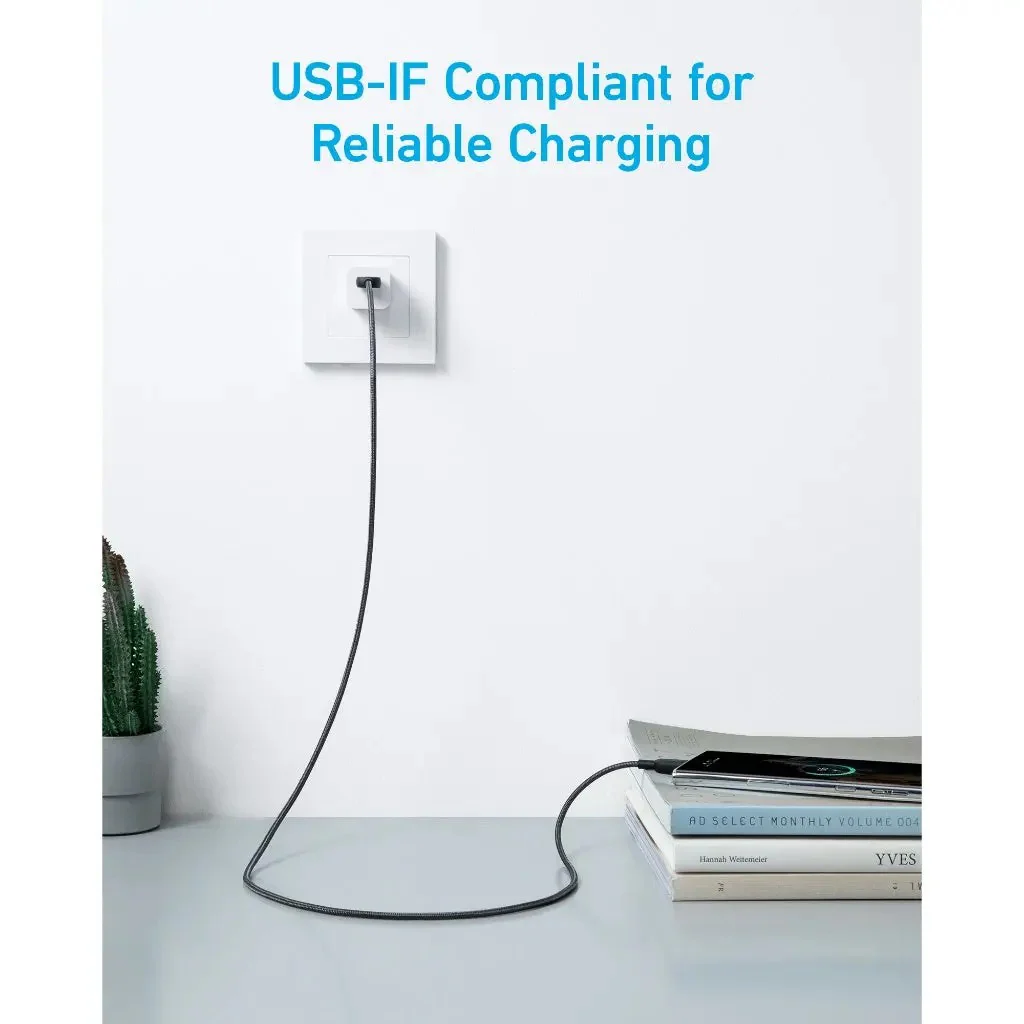 Anker A81H7H11 322 PowerLine USB A to USB C Fast Charging 3M (Black) - Image 3