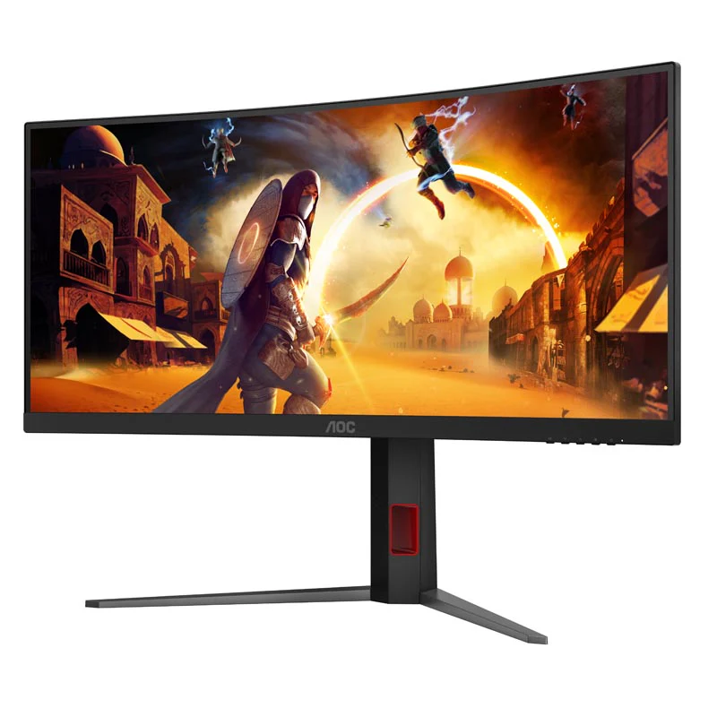 AOC 34" CU34G4 Fast VA WQHD 180Hz Curved Gaming Monitor - Image 3