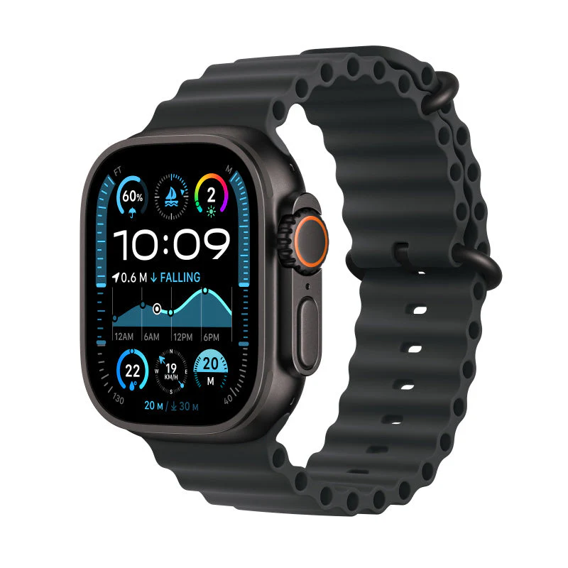 Apple Watch Ultra 2 GPS+Cellular 49mm Black Case with Black Ocean Band - Image 2