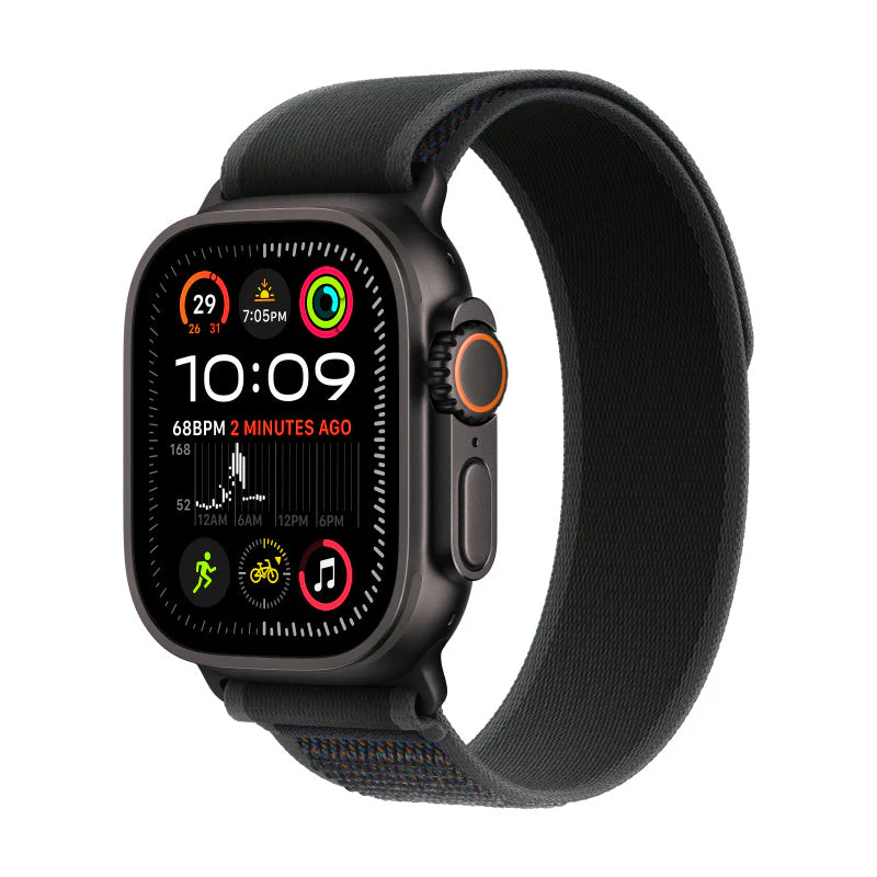 Apple Watch Ultra 2 GPS+Cellular 49mm Black Case with Black Trail Loop - M/L - Image 2