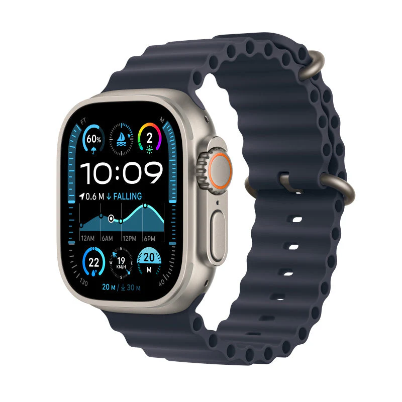 Apple Watch Ultra 2 GPS+Cellular 49mm Natural Case with Navy Ocean Band - Image 2