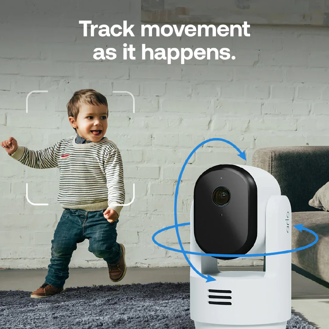 Arlo Essential 3 2K Pan Tilt Indoor Wired Security Camera - Image 4