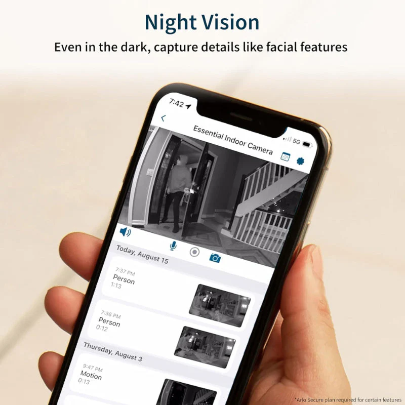 Arlo VMC3060-100APS Essential Indoor Camera 2K (2nd Generation) - Image 3