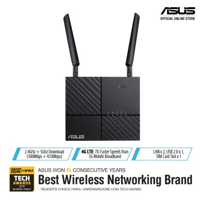 Asus 4G-AC53U- AC750 Dual-Band LTE Wi-Fi Modem Router with Parental Controls and Guest Network - Image 5