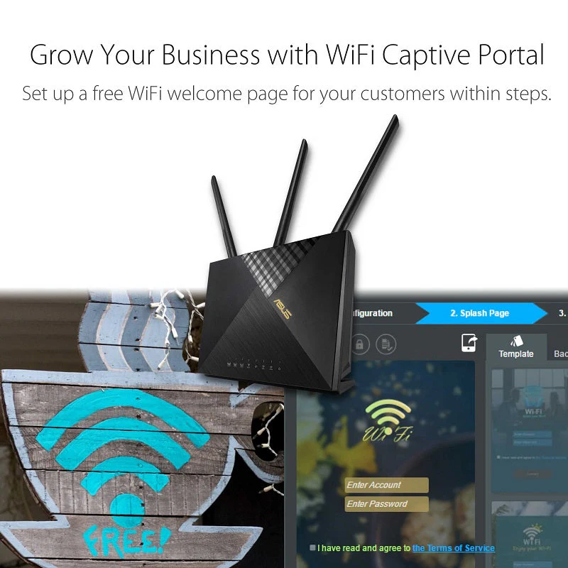ASUS 4G-AX56 Cat.6 300Mbps Dual-Band WiFi 6 AX1800 LTE Router - Image 3