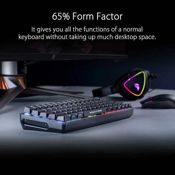 Asus M601 ROG Falchion NX Wireless Gaming Keyboard (Red) - Image 4