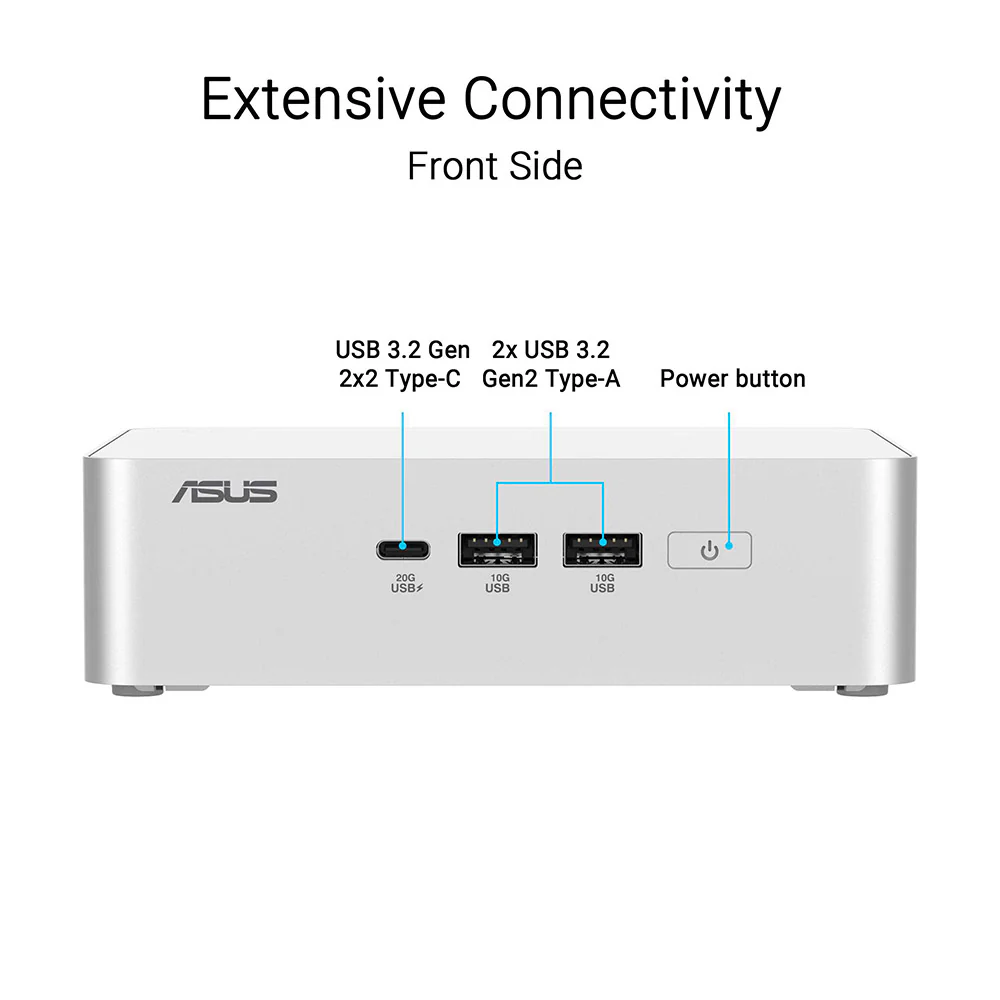 Asus NUC 15 Pro+ Slim 90AS00J1-M00130 - U9-285H 32GB 1TB (RNUC15CRSU9089C3) - Image 5