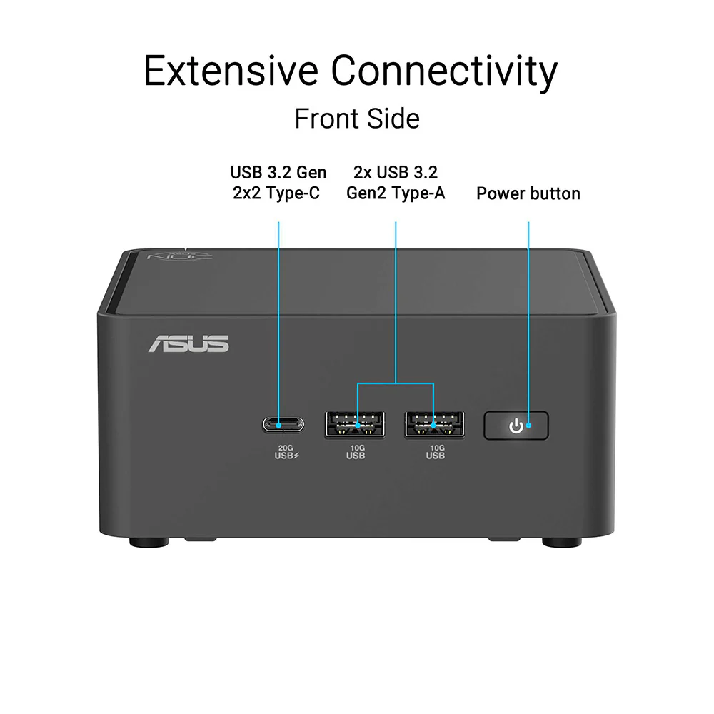 Asus NUC 15 Pro Tall 90AS00K1-M00190 - C7-240H 16GB 512GB (RNUC15CRHC7073C3) - Image 3