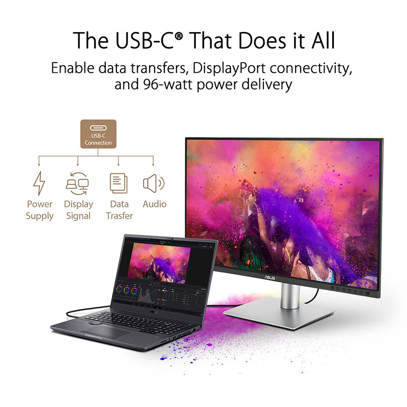 ASUS ProArt Display PA279CRV Professional Monitor - 27" UHD IPS 99% DCI-P3 - Image 4