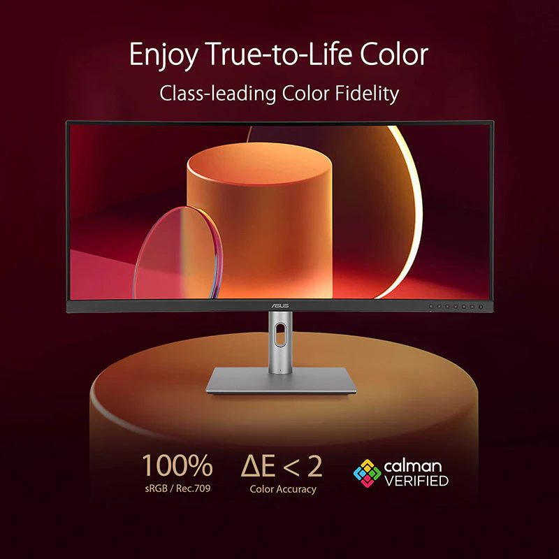 Asus ProArt Display PA34VCNV Professional Monitor - 34.1" WQHD IPS 100% sRGB Curved - Image 5