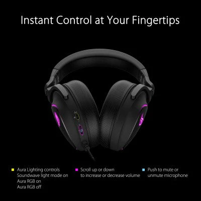 ASUS ROG Delta S USB-C Gaming Headset with AI Noise-Canceling Mic - Image 5