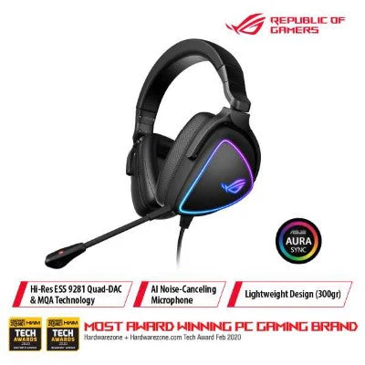ASUS ROG Delta S USB-C Gaming Headset with AI Noise-Canceling Mic - Image 8