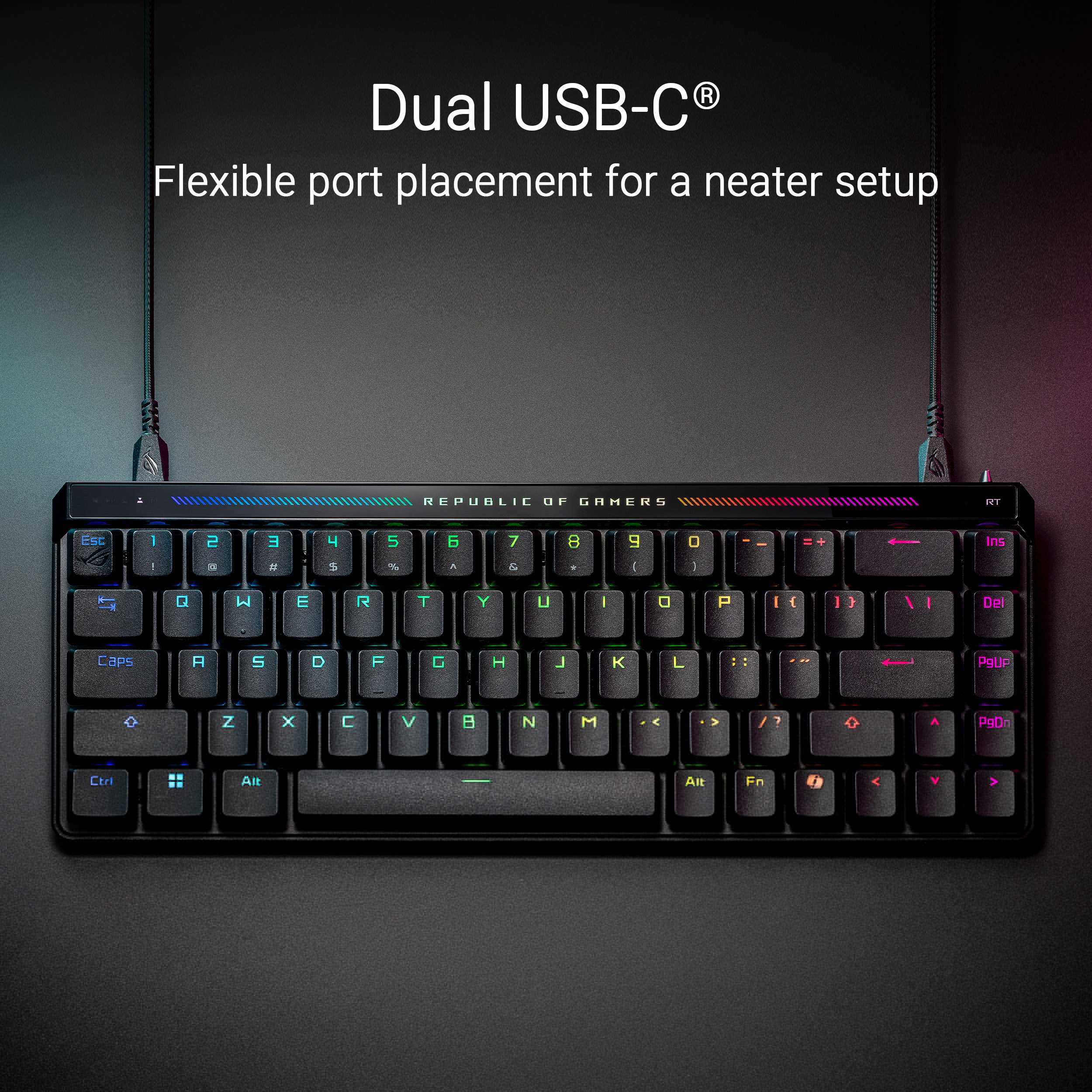 Asus ROG Falchion Ace HFX Wired Gaming Keyboard - Image 7