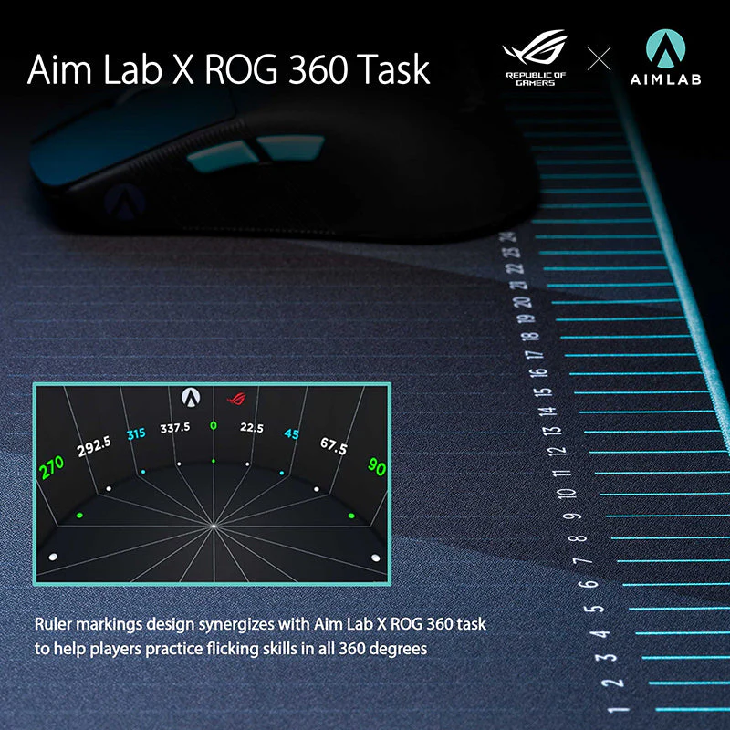 Asus ROG Hone Ace Aim Lab Edition Mousemat - Image 4