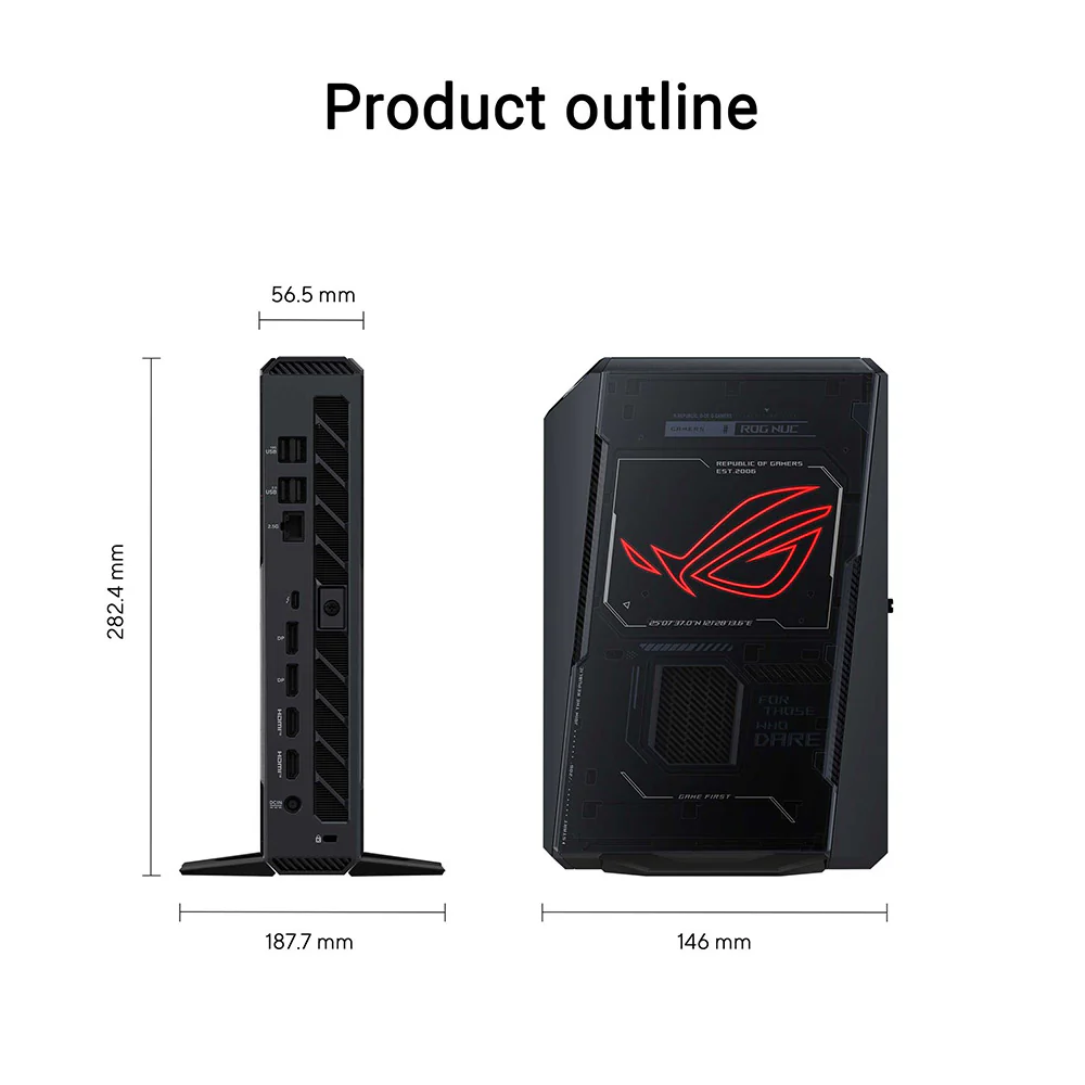 Asus ROG NUC - U9-275HX 32GB 1TB RTX5080 Win 11 Home (RNUC15JNK9X289A0) - Image 4
