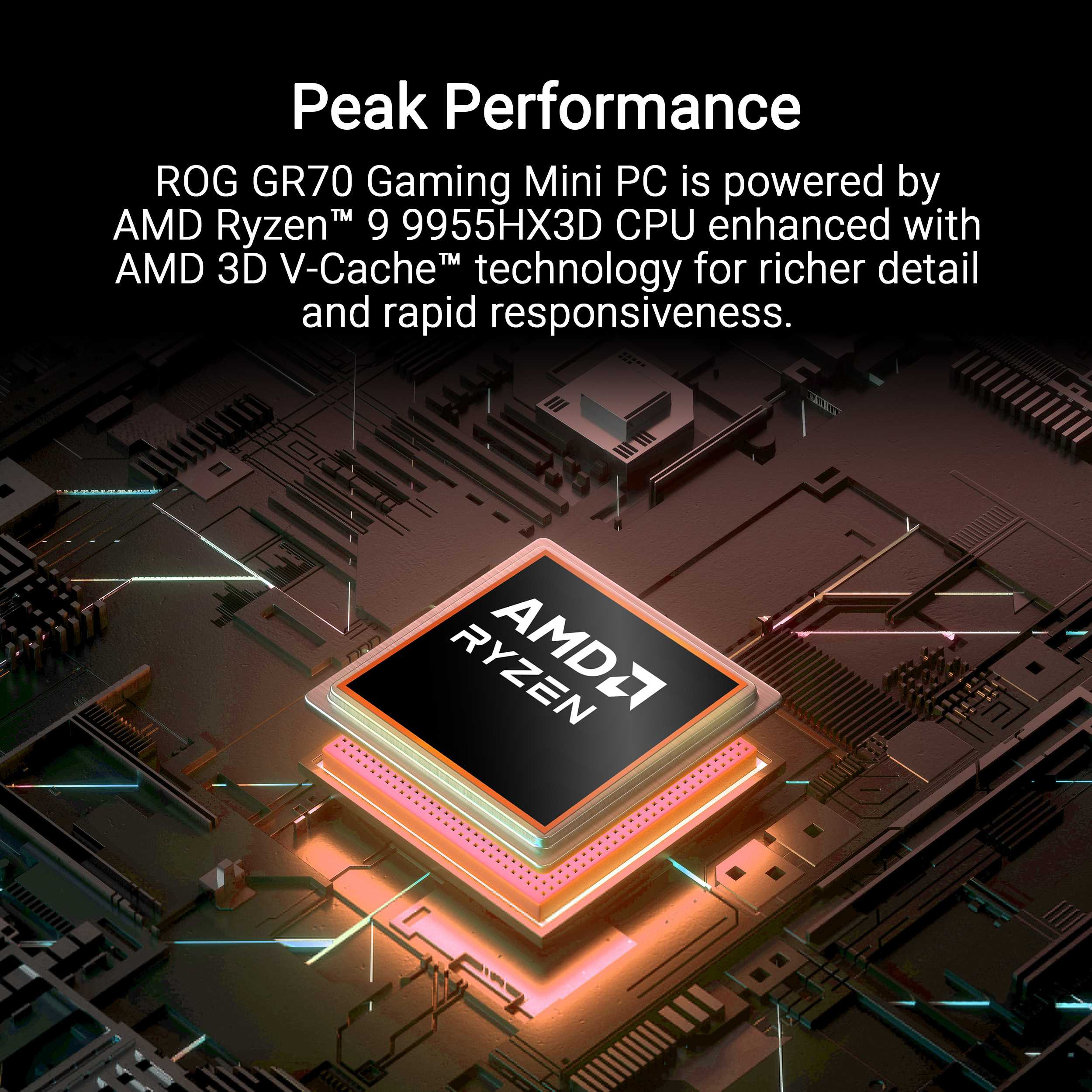 Asus ROG GR70 Mini PC GR70-N90038AN - R9 9955HX3D 32GB 1TB RTX5070 - Image 2