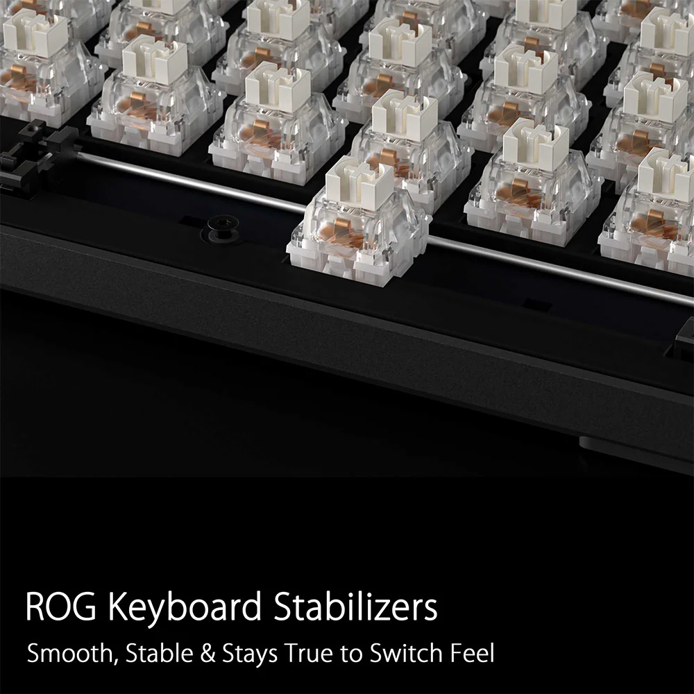 Asus ROG Strix Scope II X Wired Gaming Keyboard (NX Snow) - Image 3