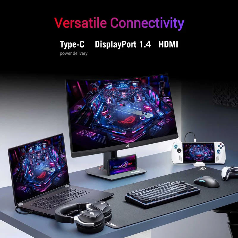 ASUS ROG Strix XG27WCS Gaming Monitor - 27" QHD Fast VA 180Hz Curved - Image 7
