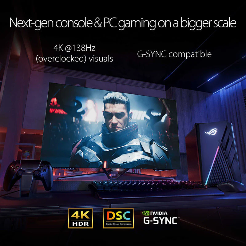 Asus ROG Swift PG42UQ Gaming Monitor - 41.5" UHD OLED 138Hz - Image 6