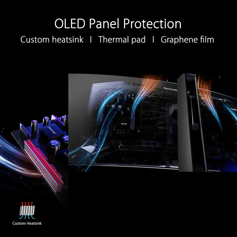 Asus ROG Swift PG49WCD Gaming Monitor - 49" DQHD QD-OLED 144Hz Curved - Image 7
