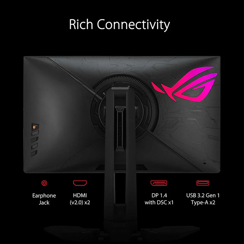 Asus ROG Swift Pro PG248QP Gaming Monitor - 24.1" FHD TN 540Hz - Image 8