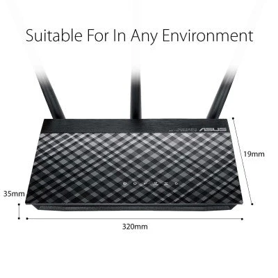 Asus RT-AC53 Wireless AC750 Dual-Band Gigabit Router 300/43 - Image 3