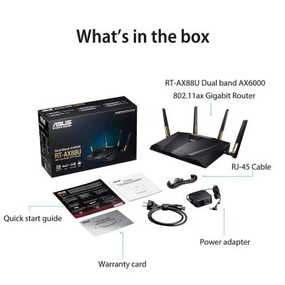 Asus RT-AX88 AX6000 Dual-Band 802.11ax Smart Wi-Fi Router - Image 10