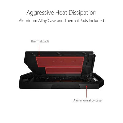 ASUS Storage ROG Strix Arion ESD-S1C/BLK M.2 NVMe SSD Enclosure - Image 3
