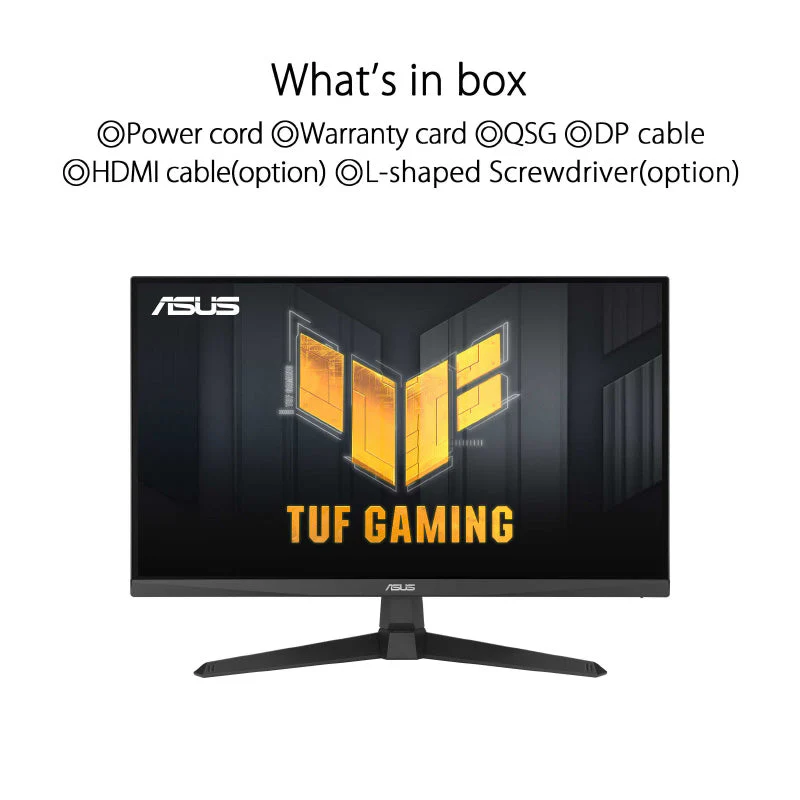 Asus TUF Gaming VG249Q3A Gaming Monitor - 23.8" FHD Fast IPS 180Hz - Image 3