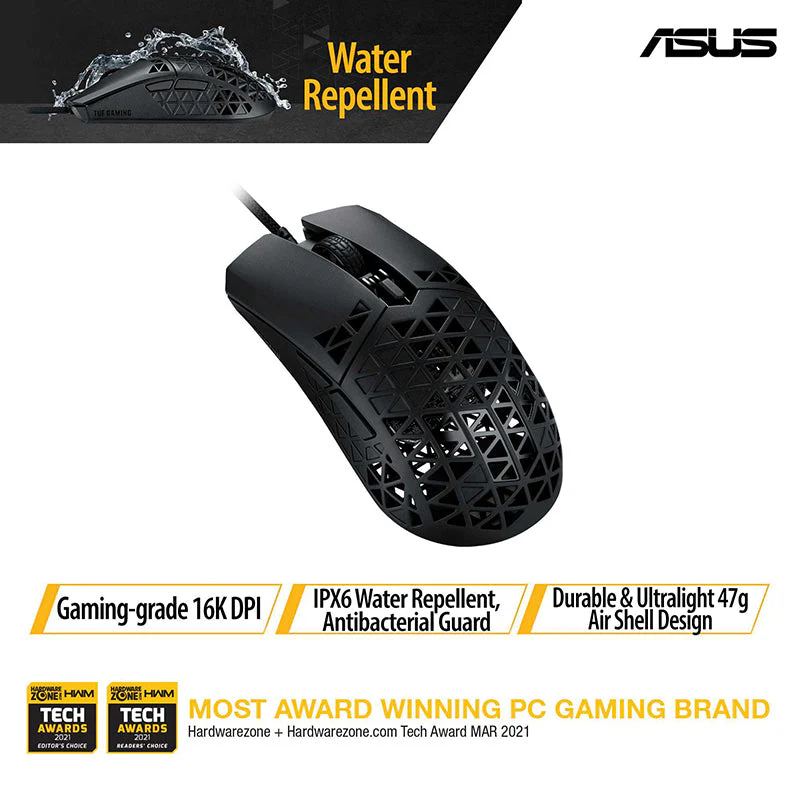 Asus TUF Gaming M4 Air Lightweight Wired Gaming Mouse