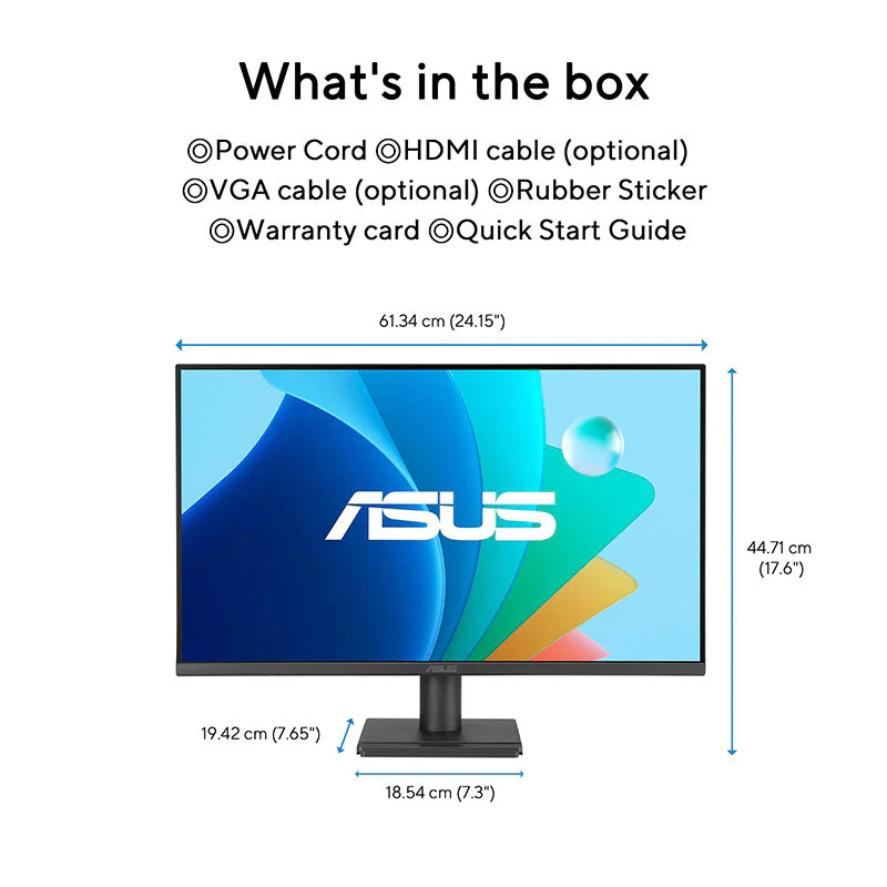 ASUS VA279HG Eye Care Gaming Monitor - 27" FHD IPS 120Hz - Image 8