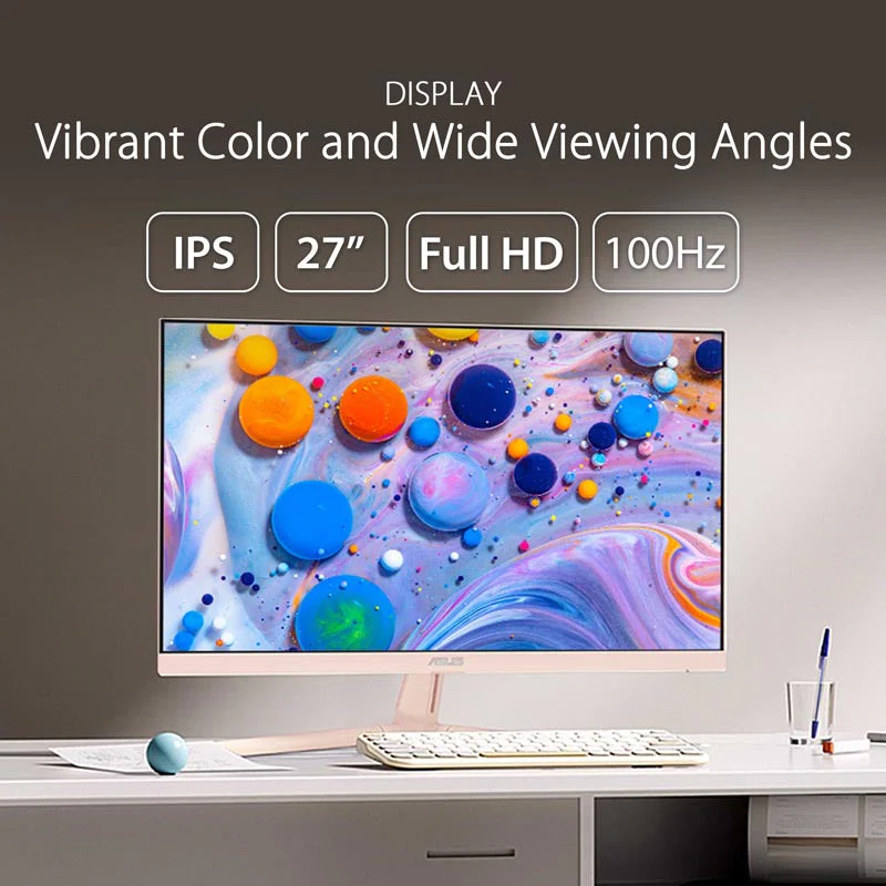 ASUS VU279CFE-P Eye Care Gaming Monitor - 27" FHD IPS 100Hz - Image 5