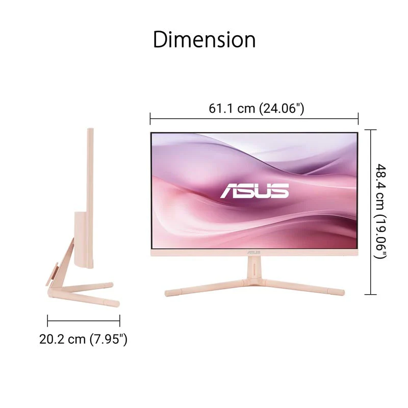 ASUS VU279CFE-P Eye Care Gaming Monitor - 27" FHD IPS 100Hz - Image 9