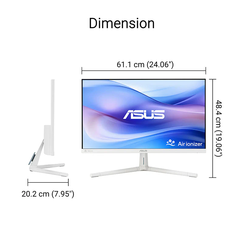 ASUS VU279HFI-W Eye Care Monitor - 27" FHD IPS 100Hz - Image 7