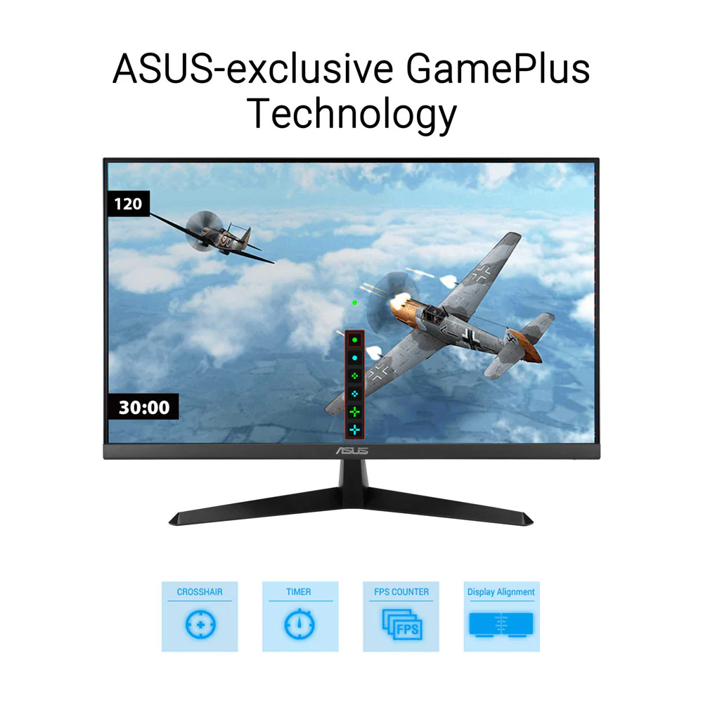 Asus VY249HGR - 23.8" FHD IPS 120Hz Eye Care Gaming Monitor - Image 4