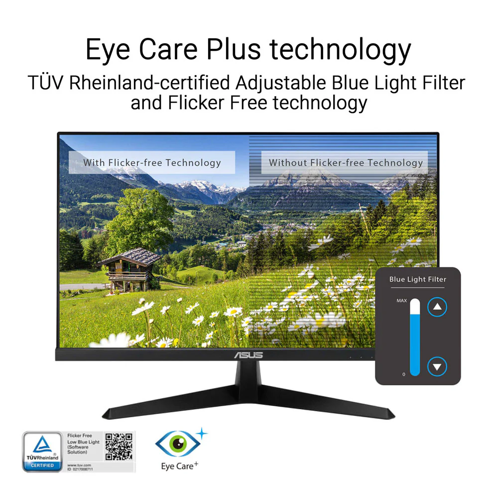 Asus VY249HGR - 23.8" FHD IPS 120Hz Eye Care Gaming Monitor - Image 6