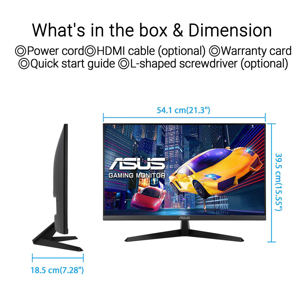 Asus VY249HGR - 23.8" FHD IPS 120Hz Eye Care Gaming Monitor - Image 8