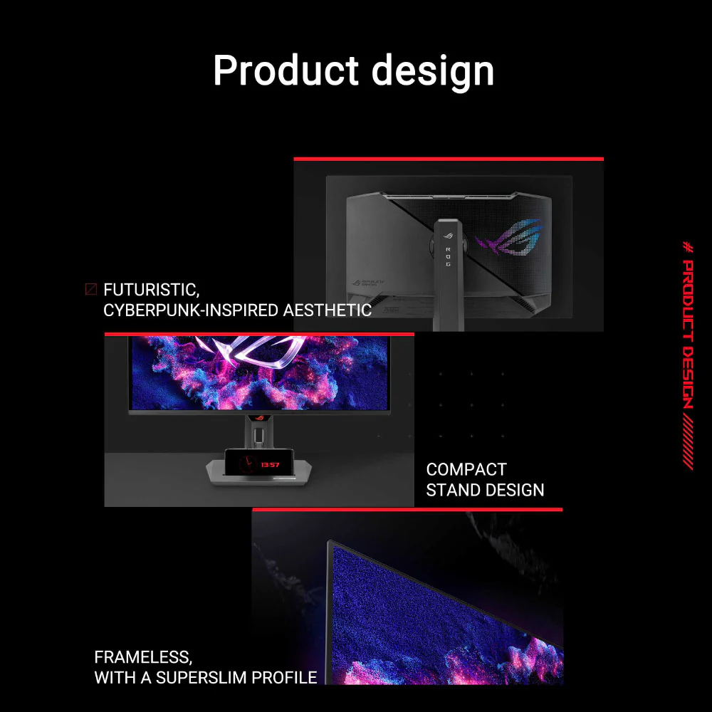 Asus ROG Strix XG27UCDMG - 27" UHD QD-OLED 240Hz Gaming Monitor - Image 7