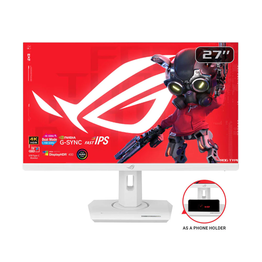 Asus ROG Strix XG27UCG-W - 27" UHD Fast IPS 160/320Hz Dual Mode Gaming Monitor - Image 8